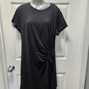 Universal Thread Black T-Shirt Dress